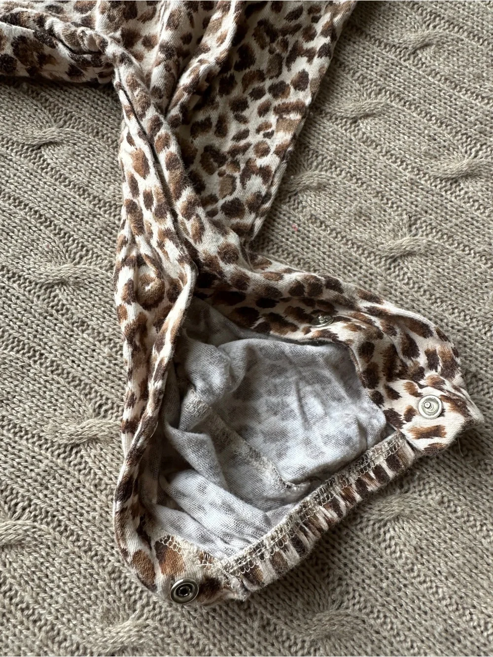 EUC Old Navy Baby Girl Jumpsuit Set, Camo & Leopard, 18-24 Months